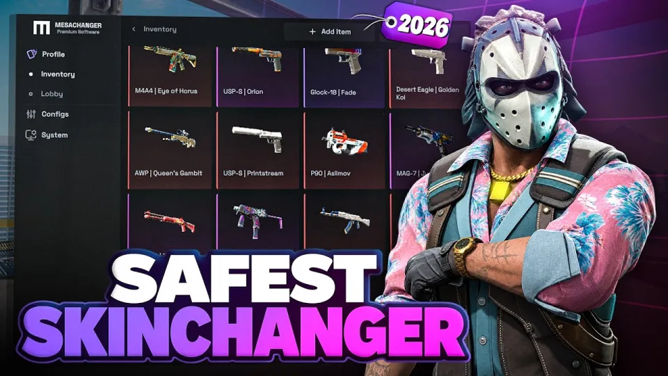 THIS IS THE SAFEST AND BEST CS2 SKINCHANGER IN 2026 - MESA SKINCHANGER CS2